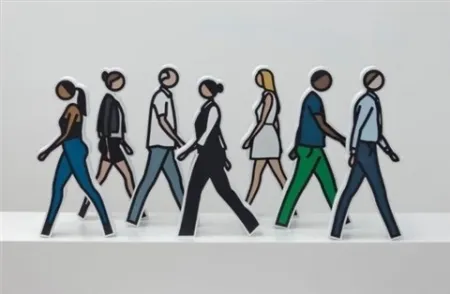 Multiplo Opie - Walking Statuettes