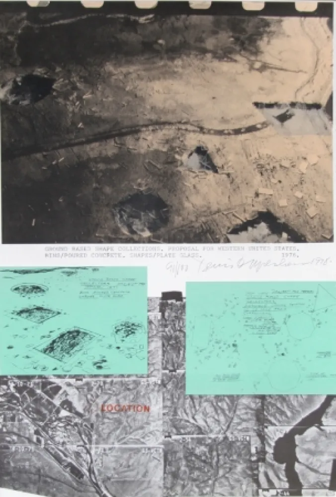 Litografia Oppenheim - Ground Based Shape Collections