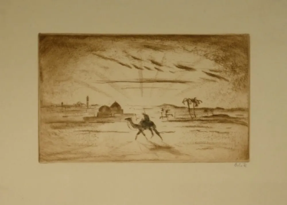 Acquaforte Orlik - Aus Ägypten