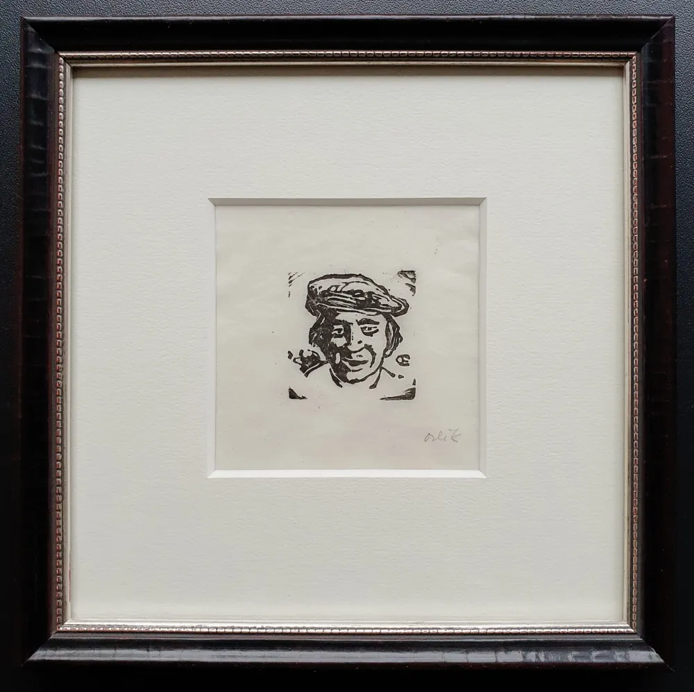 Incisione Su Legno Orlik - Kleiner Kopf