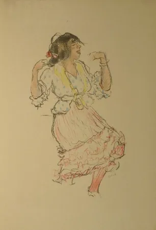 Litografia Orlik - Studien aus Spanien