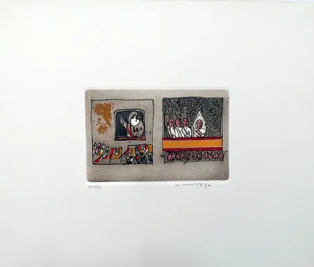 Acquaforte E Acquatinta Ortega - Dittatura