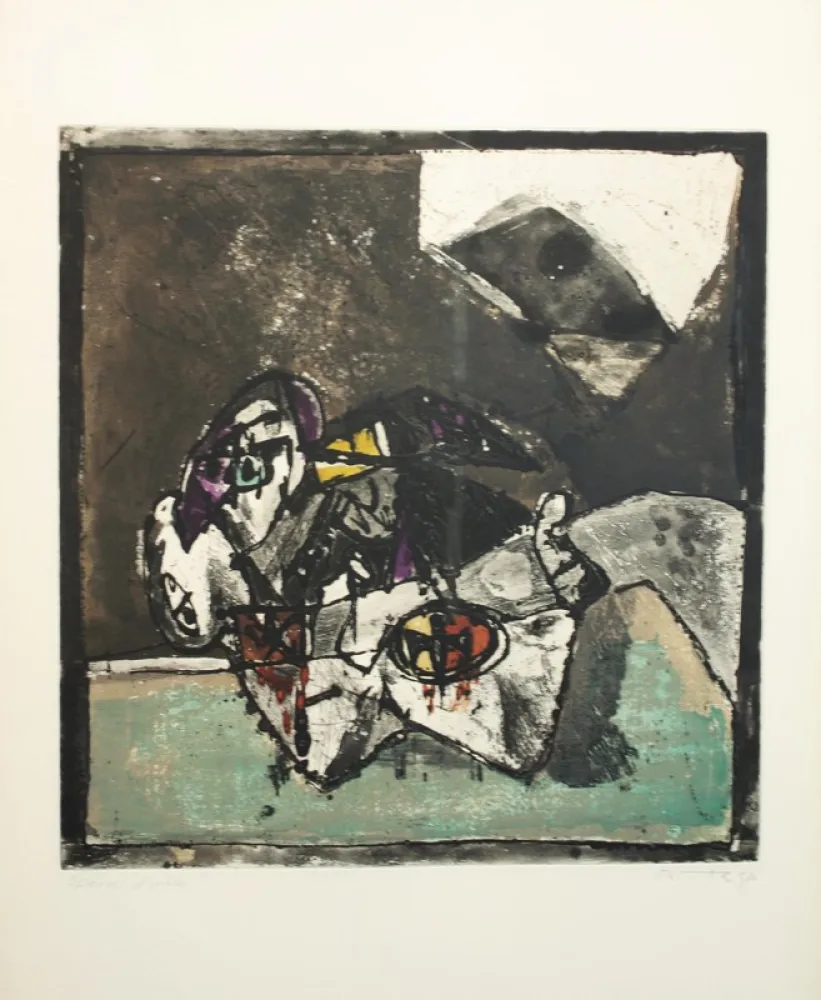 Litografia Ortega - SENZA TITOLO 