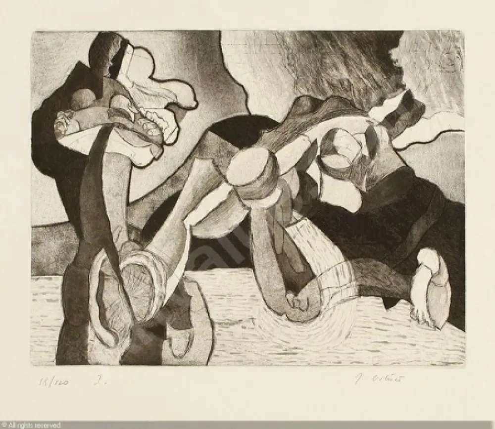 Acquaforte E Acquatinta Ortner - Douze gravures