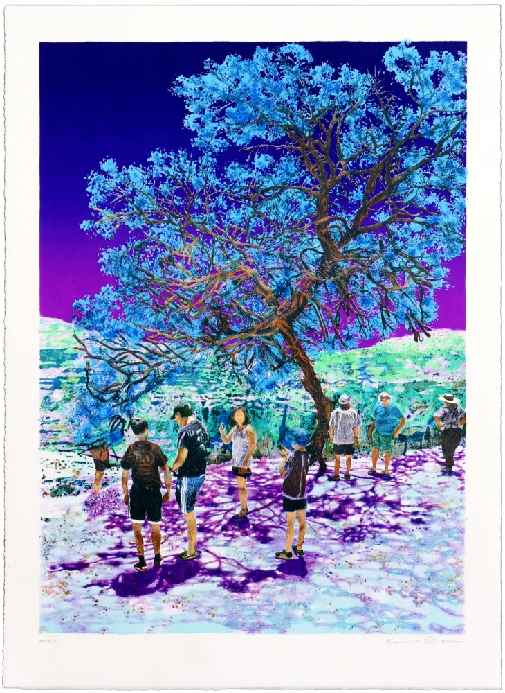 Litografia Orzelek - Sans titre