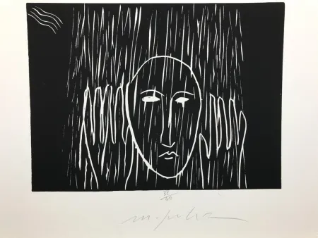 Incisione Paladino - Acquario