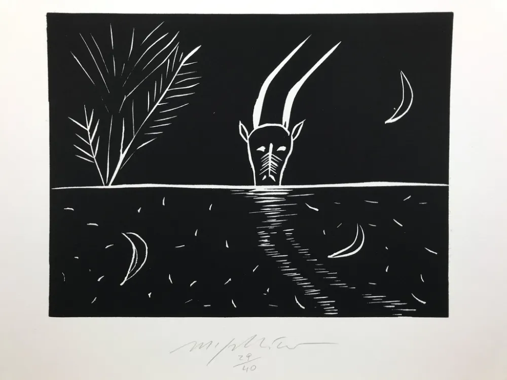 Incisione Paladino - Capricorno