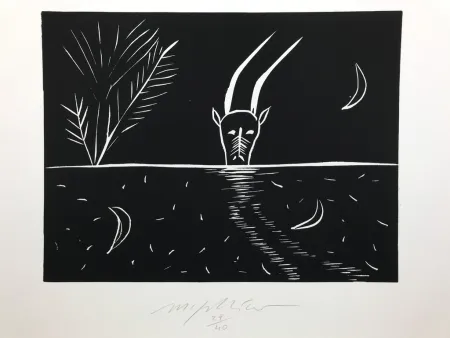 Incisione Paladino - Capricorno