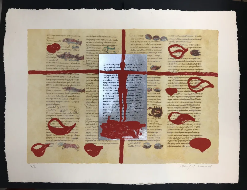 Multiplo Paladino - Complete folder with 8 works RABANUS MAURUS - De Universo 