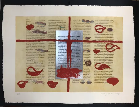 Multiplo Paladino - Complete folder with 8 works RABANUS MAURUS - De Universo 