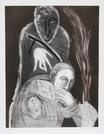 Acquaforte E Acquatinta Paladino - Ex-Giganti All'alba