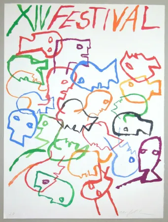 Serigrafia Paladino - Festival