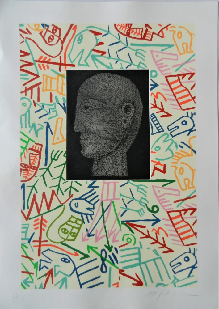 Incisione Su Legno Paladino - Forme e figure