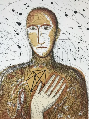 Acquaforte E Acquatinta Paladino - Geometrico