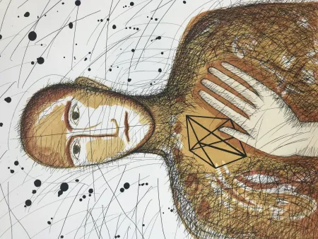 Acquaforte E Acquatinta Paladino - Geometrico