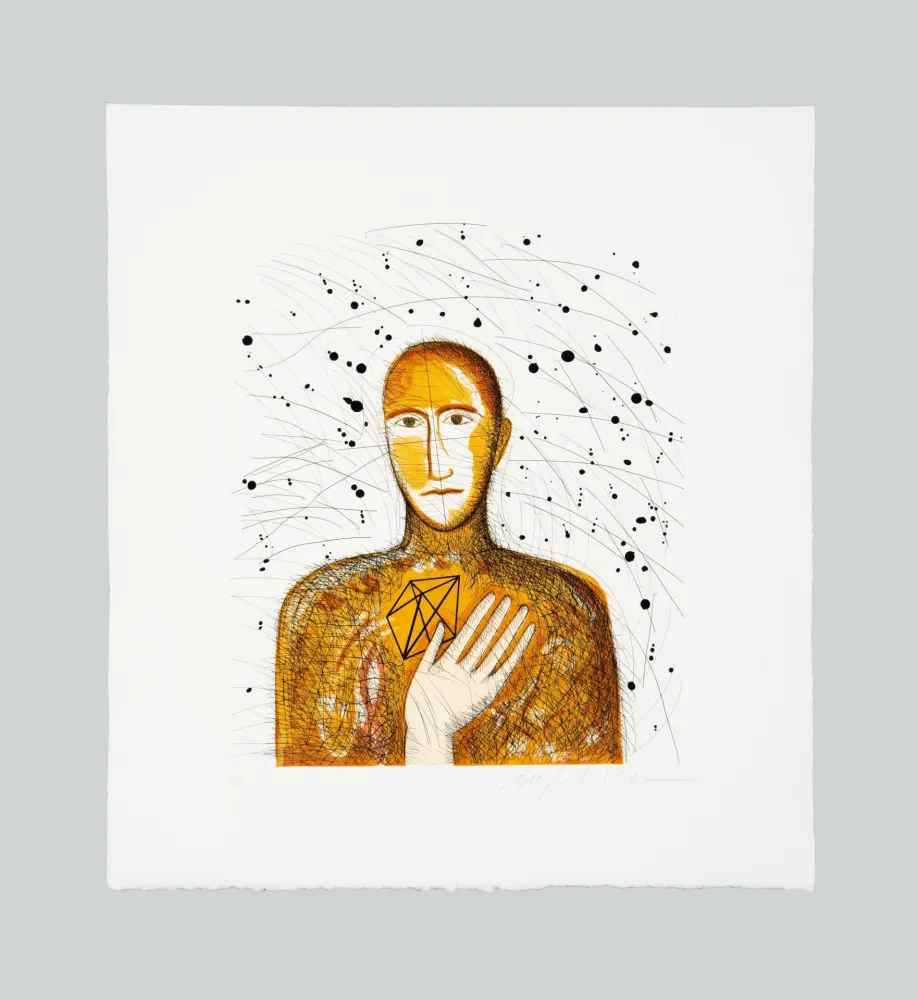 Acquaforte E Acquatinta Paladino - Geometrico