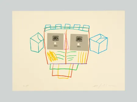 Serigrafia Paladino - I volti