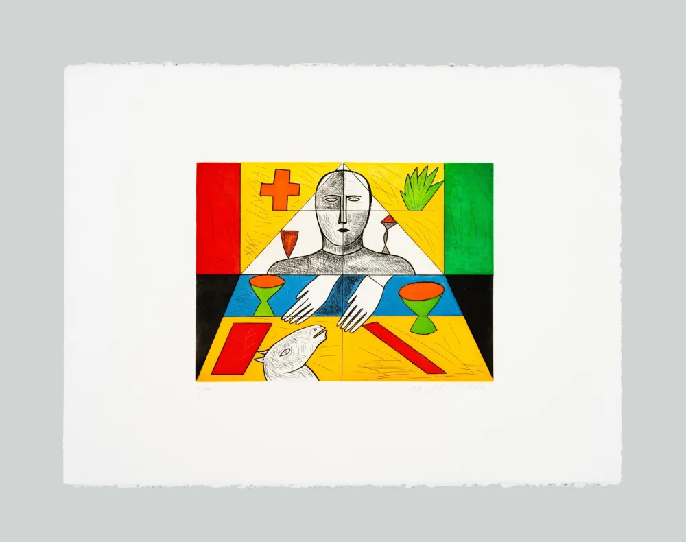 Acquaforte E Acquatinta Paladino - Matematico 1