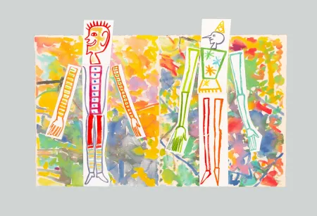 Serigrafia Paladino - Pinocchio