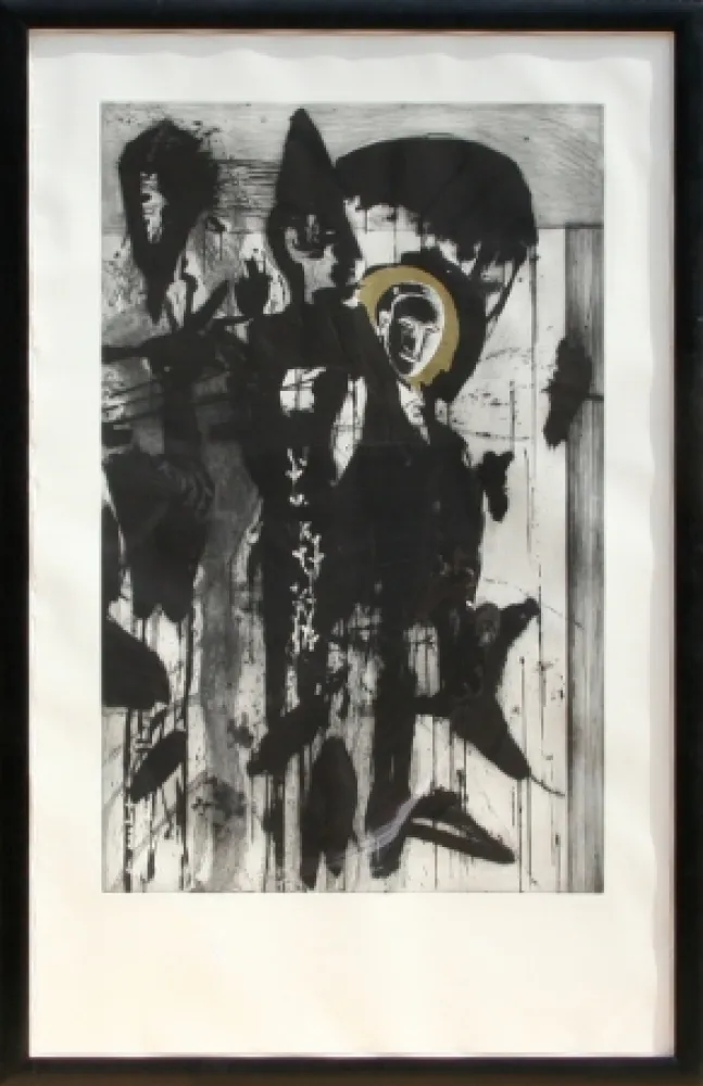 Incisione Paladino - Poeta Occidentale - Triptych #2