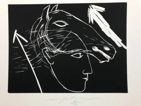 Incisione Paladino - Sagittario