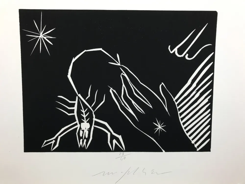 Incisione Paladino - Scorpione