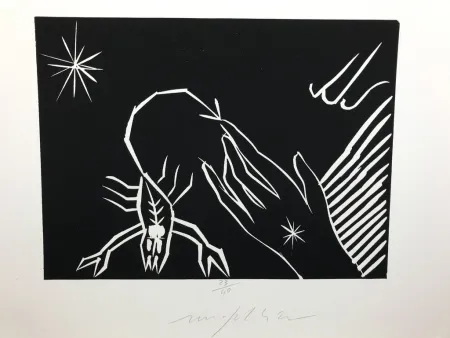 Incisione Paladino - Scorpione