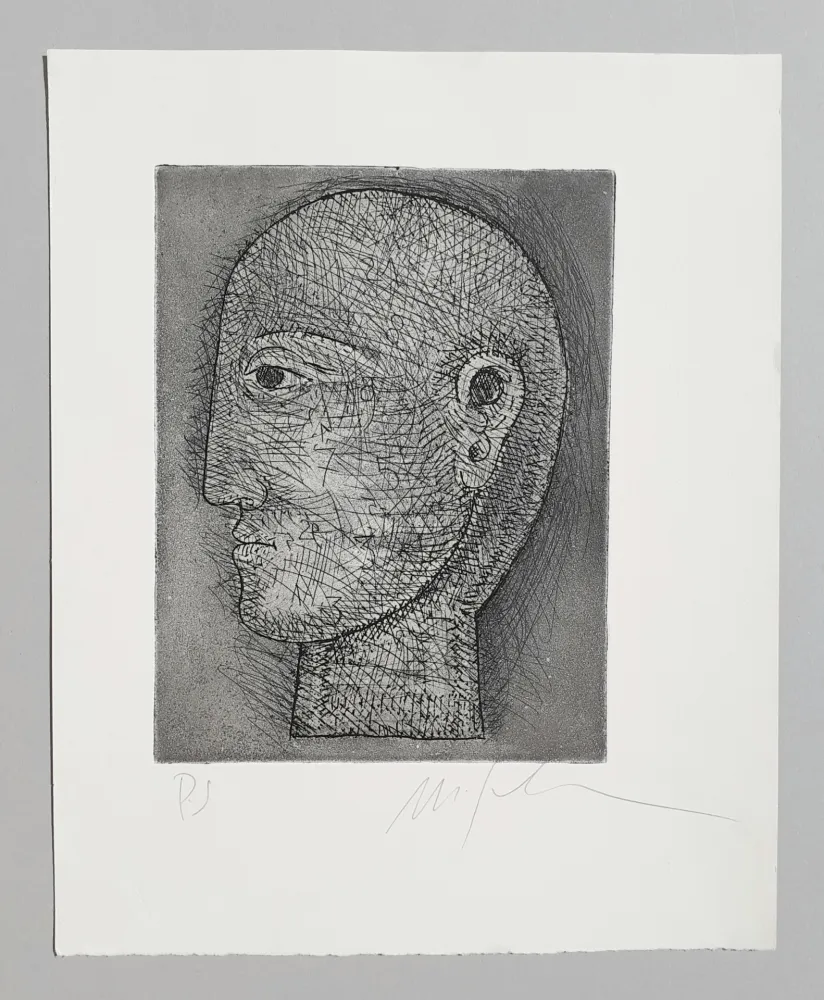 Incisione Paladino - Senza titolo