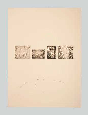 Incisione Paladino - Senza titolo