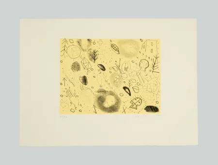 Litografia Paladino - Senza titolo