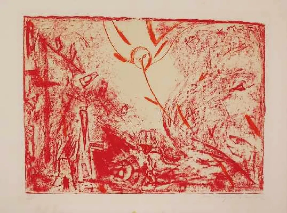 Incisione Paladino - SENZA TITOLO