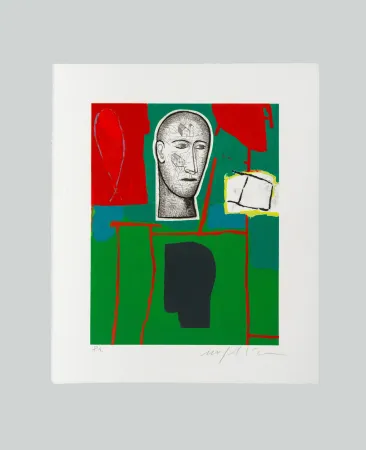 Incisione Paladino - Senza titolo