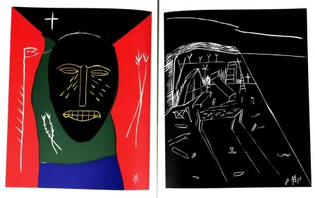 Linoincisione Paladino - Tristes Tropiques