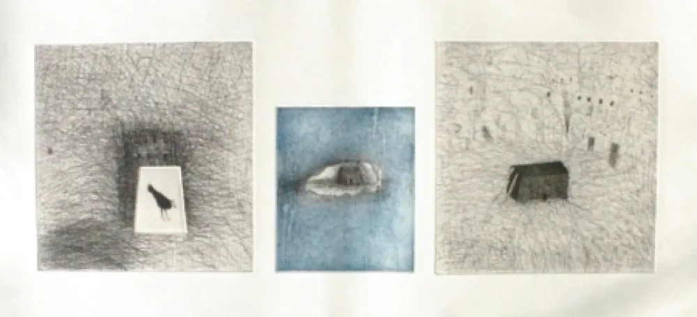 Acquaforte E Acquatinta Paladino - Trittico