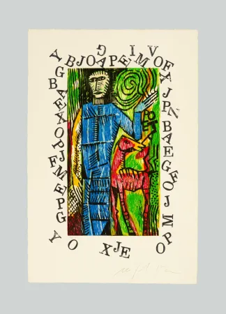 Acquatinta Paladino - Viaggio (III)