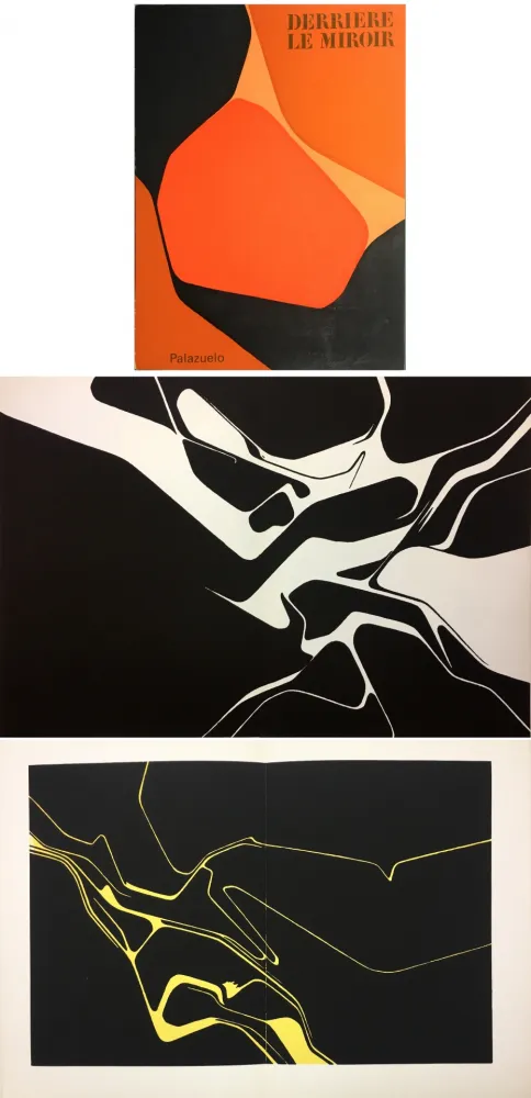 Litografia Palazuelo - Derrière le Miroir n° 137 . PALAZUELO . Avril 1963.