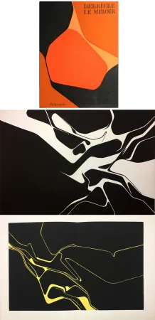 Litografia Palazuelo - Derrière le Miroir n° 137 . PALAZUELO . Avril 1963.