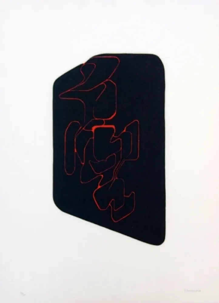 Acquatinta Palazuelo - Sceaux IV