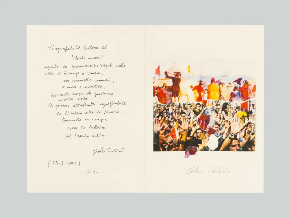 Litografia Paolini - Il nuovo come l'antico