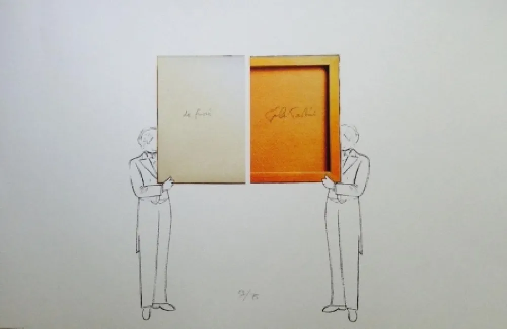 Litografia Paolini - Per un verso o per l'altro E altro ancora