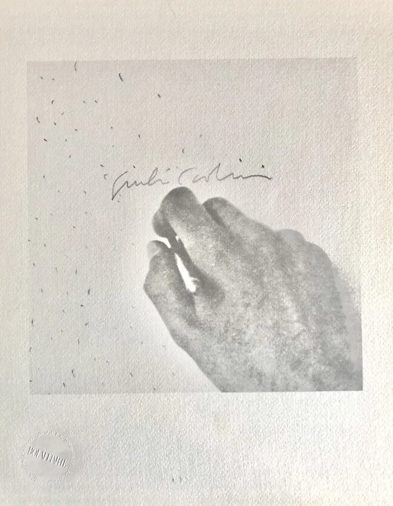 Litografia Paolini - Vedo (I see)