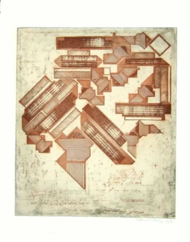 Incisione Paolozzi - Omaggio a Michelangelo