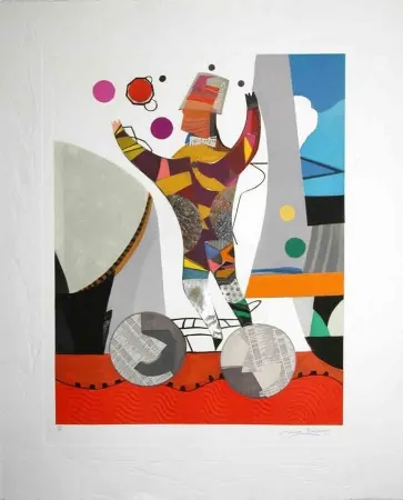 Acquatinta Papart - L'acrobate