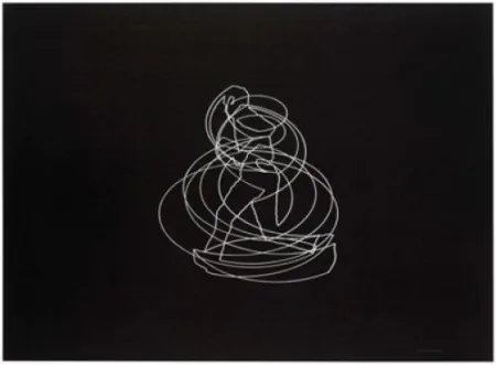 Litografia Paris - Movimiento afectado 1