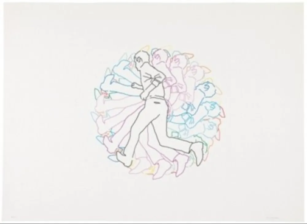 Litografia Paris - Movimiento afectado 5