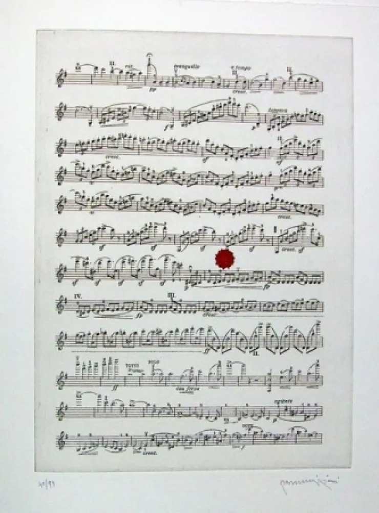 Libro Illustrato Parmiggiani - Israel. Three Poems