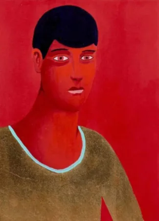 Multiplo Party - Untitled, Red Portrait