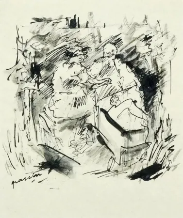 Non Tecnico Pascin - Couple au parc