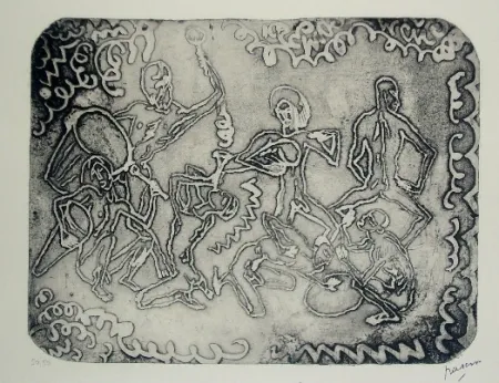 Acquatinta Pascin - Jazz Band