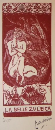 Litografia Pascin - La belle Zuleica